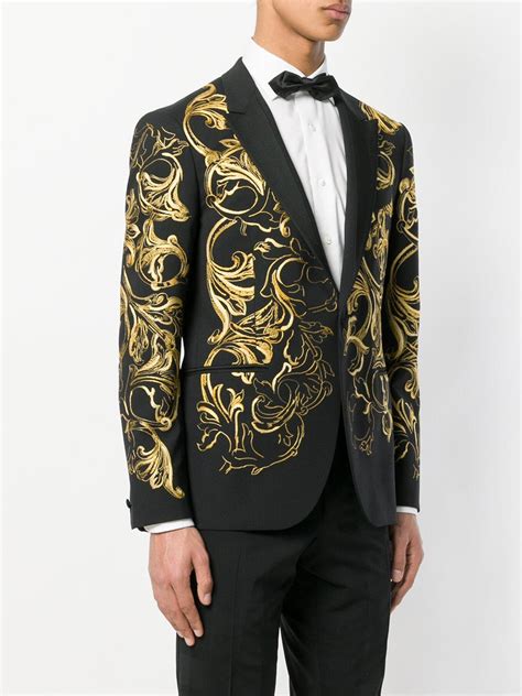 versace tuxedos|versace black suit.